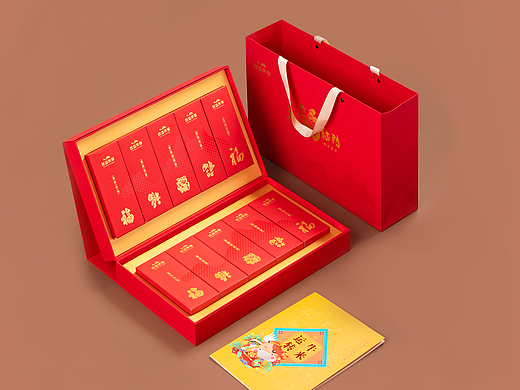 “邮政惠农”&“丝路茶驿”之五福临门Package设计