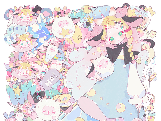 最近画的贴纸合辑～