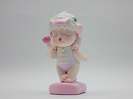 吃冰激凌的恐龙女孩--梦境系列