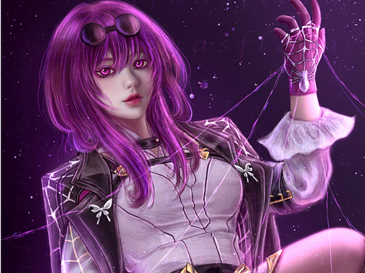 卡芙卡-崩坏星穹铁道 同人插画