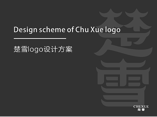 楚雪LOGO设计方案