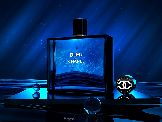 产品渲染练习-香奈儿香水