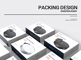 一款简单的扫机器人包装 及产品渲染 已落地