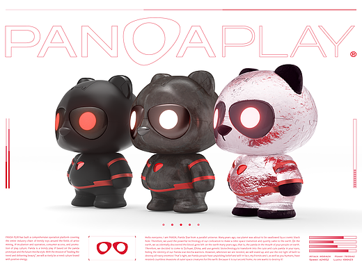 PANDA Play潘达潮玩 logo&IP品牌全案升级
