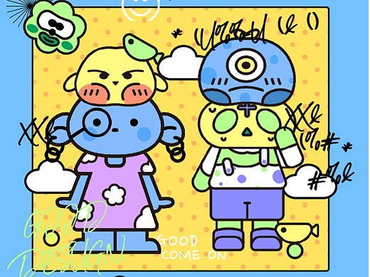 DAY11 : 小怪兽绘制（个人主页-ZNjE2MjgzNTI=） - 创作习作 - 站酷设计师爱画画的汽水_原创素材 - 站酷ZCOOL