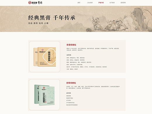 网站设计(膏药中草药)