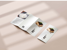 贝贝甜品屋三折页