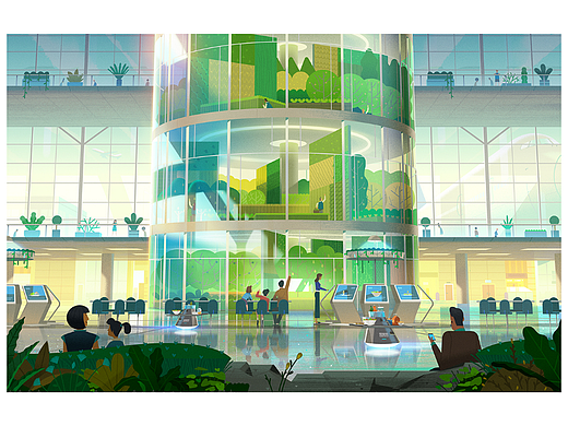 城市（個人主頁-ZNjQ1NTg5MjQ=） - 游戲原畫 - 站酷設(shè)計師信球來了原創(chuàng)素材 - 站酷ZCOOL