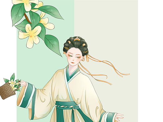 国风人物插画1—3