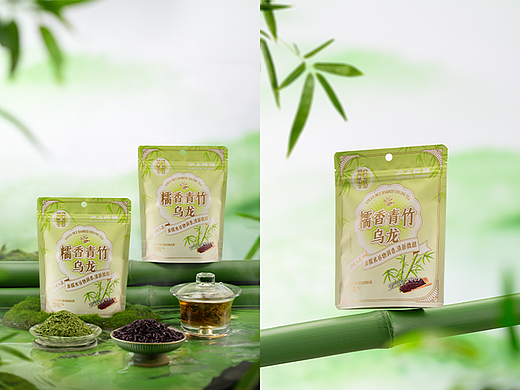 糯香青竹乌龙茶｜沪上阿姨茶饮｜饮品拍摄