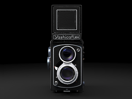 Yashicaflex相机建模（个人主页-ZNjQyODU0MDQ=） - 机械/交通 - 站酷设计师热心市民阿万原创素材 - 站酷ZCOOL