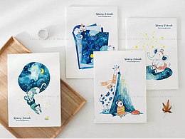 【星空系列】 starry friends 原创设计