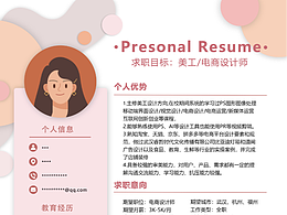 个人简历、作品集