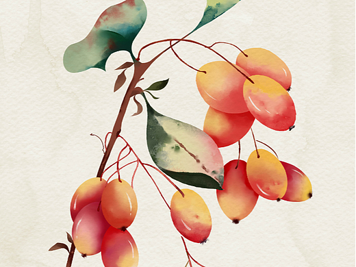 板绘水彩插画