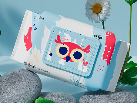 C4D湿厕纸 产品建模渲染 进阶