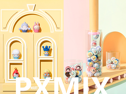 盲盒周边丨泡泡玛特 x 光影集 PXMIX