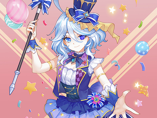 芙寧娜的（個人主頁-ZNjc0MzcwMTI=） - 游戲原畫 - 站酷設(shè)計師熊貓姐C醬原創(chuàng)素材 - 站酷ZCOOL