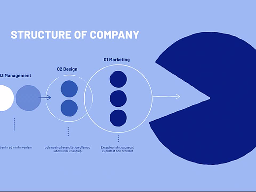 AE模板 | 公司信息图表剪裁后效果模版展示