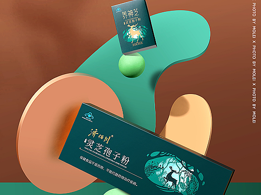 济佰川灵芝孢子粉|产品摄影|默雷