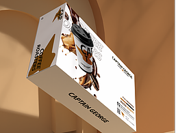 乔治队长精品咖啡豆礼盒包装设计