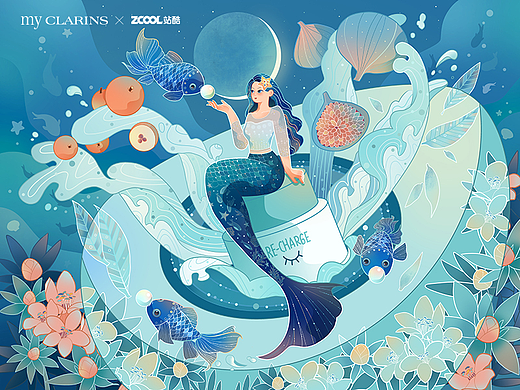 #my CLARINS寻找天然好食肌#美人鱼的晚餐