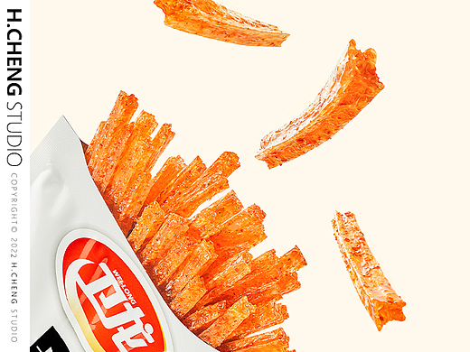 超级白底 | 卫龙食品【小面筋】【亲嘴烧】产品拍摄