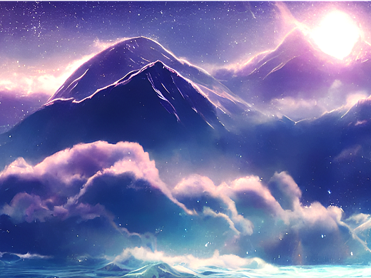 #AI创作实验室#鱼在云中游,鸟在水中飞