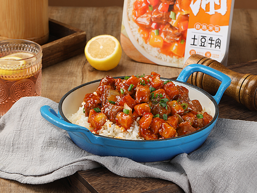 自热米饭拍摄