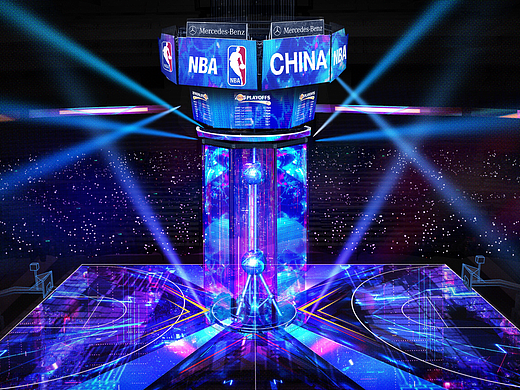NBA上海赛开场秀