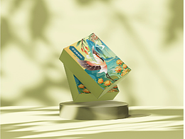 原创包装插画-花茶插画-枸杞菊花茶插画