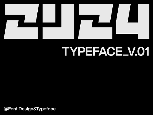 字体设计丨Typeface Vol.01