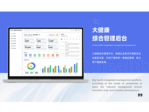 大健康数据管理后台