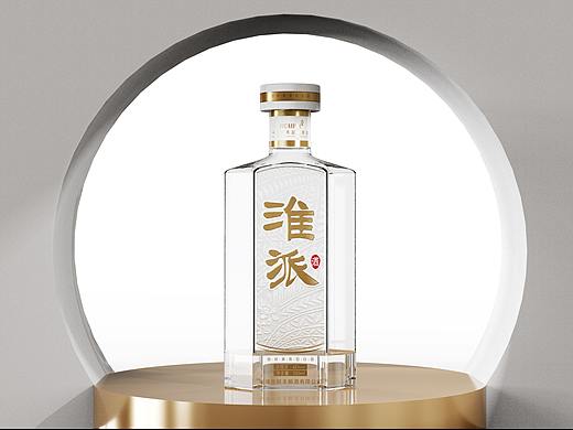 白酒包裝設(shè)計(jì)-淮派酒（個(gè)人主頁-ZNjYyMTUzOTY=） - 包裝 - 站酷設(shè)計(jì)師紅鹿創(chuàng)意原創(chuàng)素材 - 站酷ZCOOL
