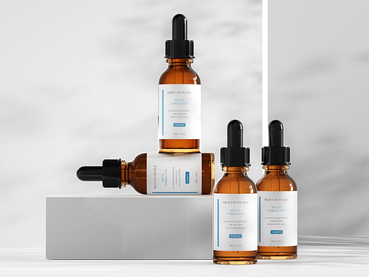 产品渲染-维生素复合精华液