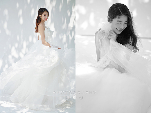 <你美得使我心动不已>室内光影婚纱照