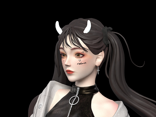 Shal.E筆下的雙馬尾蘿莉（個(gè)人主頁(yè)-ZNjQ4MzMzNDQ=） - 人物/生物 - 站酷設(shè)計(jì)師小鴨子555原創(chuàng)素材 - 站酷ZCOOL