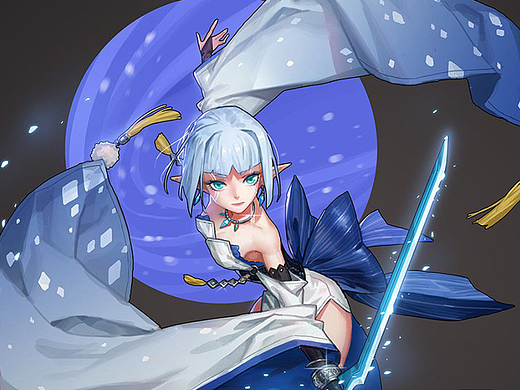3dmax-DNF细雪之舞拟人形态模型制作教程。3dmax教程
