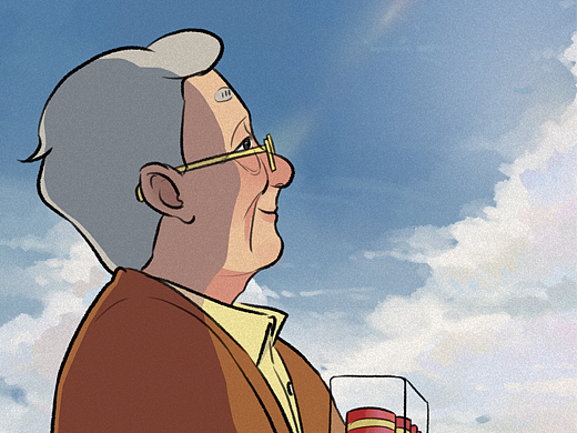 毕设作品：二维动画《老小孩儿》