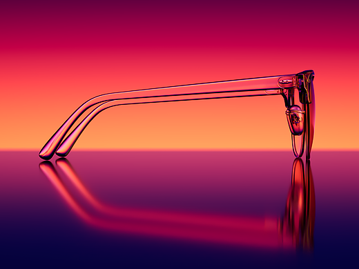 RayBan eyewear rendering