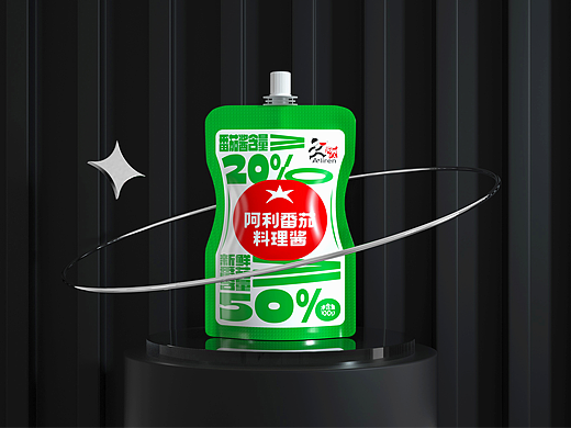 阿利茄汁面 X 大于等于｜番茄酱包装设计