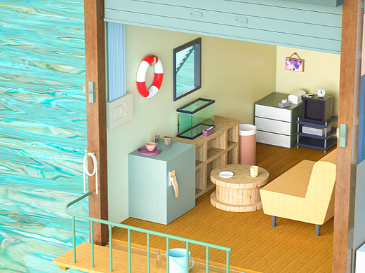 海上小屋