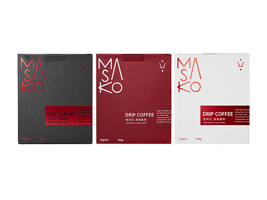 Masako雅子咖啡系列包装+VI标志