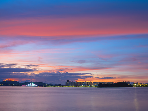 风光摄影 | 全景夕阳 | 防城港·西湾
