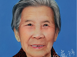 慈祥的老人肖像