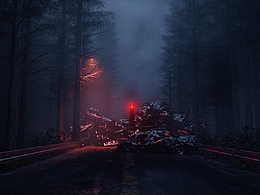 C4D個人CG短片 |  《短暫.逃離》