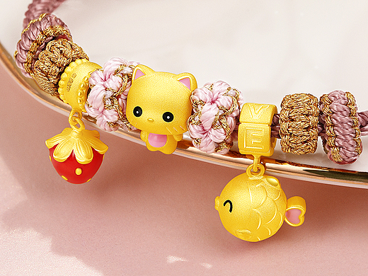 2022年天猫 {福萌}黄金珠宝首饰，详情页作品合集 