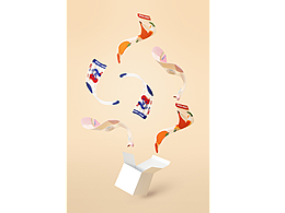 玻璃丝中筒袜创意图拍摄