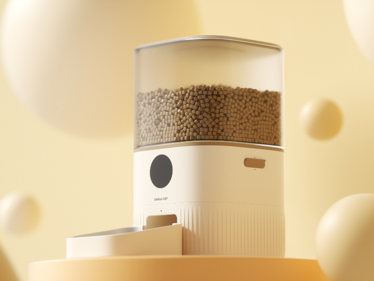 宠物喂食器外观设计 Pet feeder ID design_设绘猫产品设计站酷ZCOOL