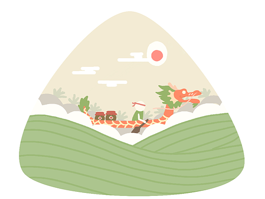 端午节粽子矢量插画