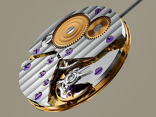 手表机芯渲染表现